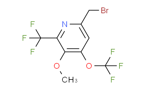 6-(Bromomethyl)-3-methoxy-4-(trifluoromethoxy)-2-(trifluoromethyl)pyridine