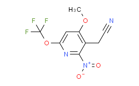 4-Methoxy-2-nitro-6-(trifluoromethoxy)pyridine-3-acetonitrile