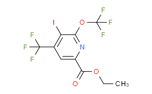 AM151005 | 1804842-66-7 | Ethyl 3-iodo-2-(trifluoromethoxy)-4-(trifluoromethyl)pyridine-6-carboxylate