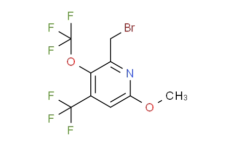 AM151006 | 1804927-10-3 | 2-(Bromomethyl)-6-methoxy-3-(trifluoromethoxy)-4-(trifluoromethyl)pyridine