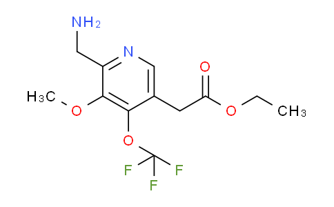 AM151015 | 1804356-24-8 | Ethyl 2-(aminomethyl)-3-methoxy-4-(trifluoromethoxy)pyridine-5-acetate