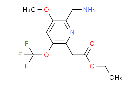 AM151017 | 1806746-43-9 | Ethyl 2-(aminomethyl)-3-methoxy-5-(trifluoromethoxy)pyridine-6-acetate