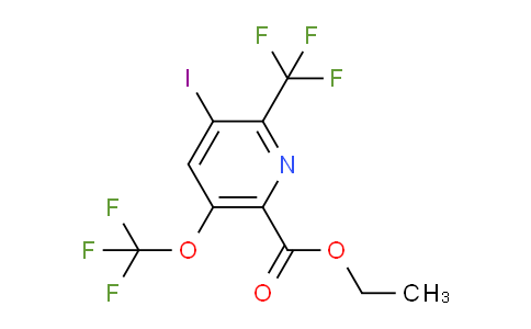 AM151018 | 1804913-89-0 | Ethyl 3-iodo-5-(trifluoromethoxy)-2-(trifluoromethyl)pyridine-6-carboxylate