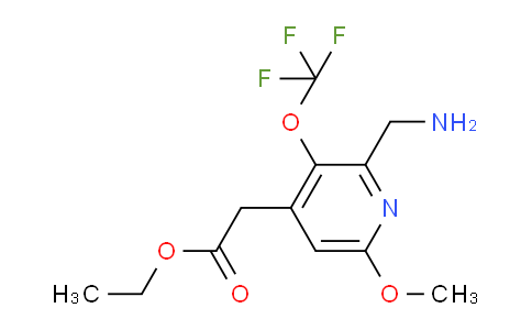 AM151029 | 1804768-11-3 | Ethyl 2-(aminomethyl)-6-methoxy-3-(trifluoromethoxy)pyridine-4-acetate
