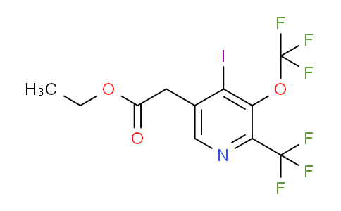 AM151032 | 1806751-48-3 | Ethyl 4-iodo-3-(trifluoromethoxy)-2-(trifluoromethyl)pyridine-5-acetate