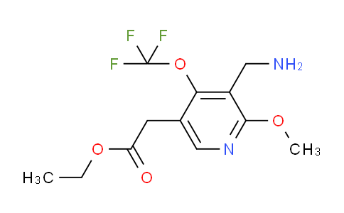 AM151033 | 1805136-14-4 | Ethyl 3-(aminomethyl)-2-methoxy-4-(trifluoromethoxy)pyridine-5-acetate