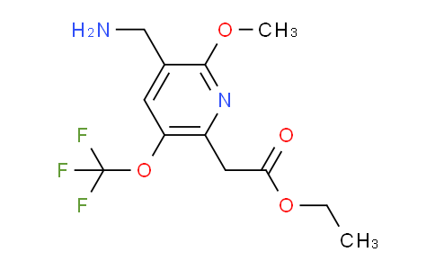 AM151036 | 1804629-46-6 | Ethyl 3-(aminomethyl)-2-methoxy-5-(trifluoromethoxy)pyridine-6-acetate