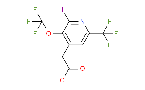 AM151037 | 1804351-69-6 | 2-Iodo-3-(trifluoromethoxy)-6-(trifluoromethyl)pyridine-4-acetic acid