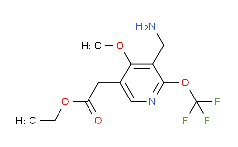 AM151038 | 1806746-48-4 | Ethyl 3-(aminomethyl)-4-methoxy-2-(trifluoromethoxy)pyridine-5-acetate
