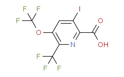 AM151041 | 1804840-30-9 | 3-Iodo-5-(trifluoromethoxy)-6-(trifluoromethyl)pyridine-2-carboxylic acid