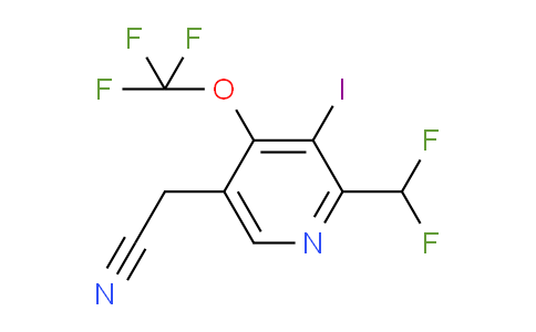 AM151042 | 1804743-66-5 | 2-(Difluoromethyl)-3-iodo-4-(trifluoromethoxy)pyridine-5-acetonitrile