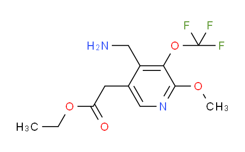 AM151046 | 1806746-52-0 | Ethyl 4-(aminomethyl)-2-methoxy-3-(trifluoromethoxy)pyridine-5-acetate