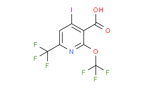 AM151047 | 1804840-36-5 | 4-Iodo-2-(trifluoromethoxy)-6-(trifluoromethyl)pyridine-3-carboxylic acid