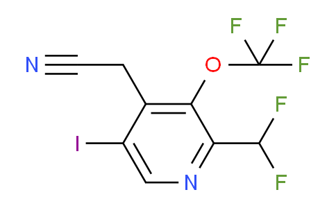 AM151048 | 1806263-43-3 | 2-(Difluoromethyl)-5-iodo-3-(trifluoromethoxy)pyridine-4-acetonitrile