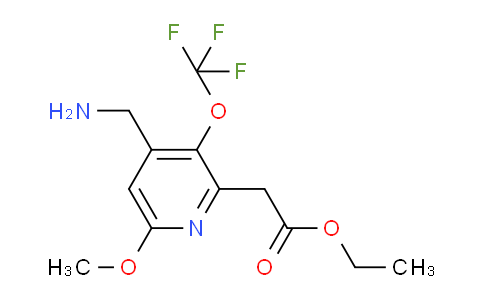 AM151049 | 1804629-56-8 | Ethyl 4-(aminomethyl)-6-methoxy-3-(trifluoromethoxy)pyridine-2-acetate