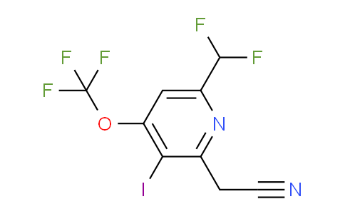 AM151058 | 1804355-98-3 | 6-(Difluoromethyl)-3-iodo-4-(trifluoromethoxy)pyridine-2-acetonitrile