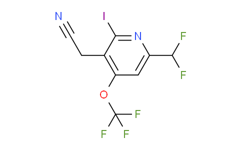 AM151065 | 1806751-52-9 | 6-(Difluoromethyl)-2-iodo-4-(trifluoromethoxy)pyridine-3-acetonitrile