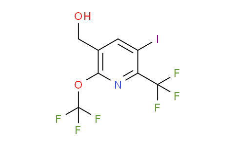 AM151075 | 1804639-21-1 | 3-Iodo-6-(trifluoromethoxy)-2-(trifluoromethyl)pyridine-5-methanol