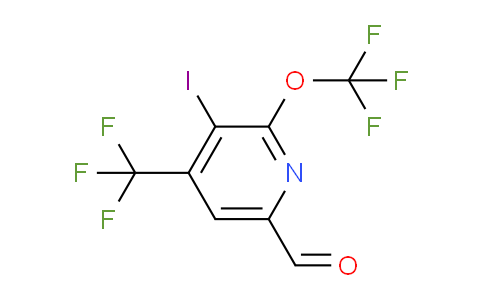 AM151093 | 1804802-09-2 | 3-Iodo-2-(trifluoromethoxy)-4-(trifluoromethyl)pyridine-6-carboxaldehyde