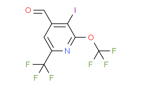 AM151094 | 1805075-43-7 | 3-Iodo-2-(trifluoromethoxy)-6-(trifluoromethyl)pyridine-4-carboxaldehyde