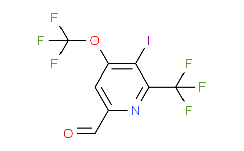AM151095 | 1804839-92-6 | 3-Iodo-4-(trifluoromethoxy)-2-(trifluoromethyl)pyridine-6-carboxaldehyde