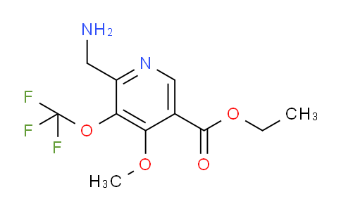 AM151096 | 1804746-13-1 | Ethyl 2-(aminomethyl)-4-methoxy-3-(trifluoromethoxy)pyridine-5-carboxylate