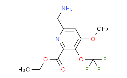 AM151097 | 1805135-25-4 | Ethyl 6-(aminomethyl)-4-methoxy-3-(trifluoromethoxy)pyridine-2-carboxylate