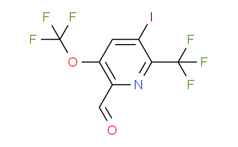 AM151100 | 1804802-20-7 | 3-Iodo-5-(trifluoromethoxy)-2-(trifluoromethyl)pyridine-6-carboxaldehyde