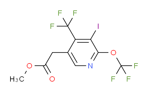 AM151101 | 1804763-65-2 | Methyl 3-iodo-2-(trifluoromethoxy)-4-(trifluoromethyl)pyridine-5-acetate