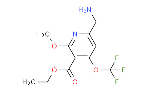 AM151102 | 1804766-56-0 | Ethyl 6-(aminomethyl)-2-methoxy-4-(trifluoromethoxy)pyridine-3-carboxylate