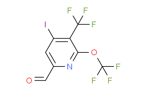 AM151103 | 1806031-63-9 | 4-Iodo-2-(trifluoromethoxy)-3-(trifluoromethyl)pyridine-6-carboxaldehyde