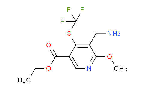 AM151104 | 1804746-33-5 | Ethyl 3-(aminomethyl)-2-methoxy-4-(trifluoromethoxy)pyridine-5-carboxylate