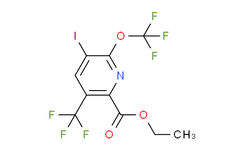 AM151123 | 1805076-17-8 | Ethyl 3-iodo-2-(trifluoromethoxy)-5-(trifluoromethyl)pyridine-6-carboxylate