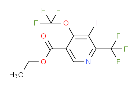 AM151125 | 1806182-74-0 | Ethyl 3-iodo-4-(trifluoromethoxy)-2-(trifluoromethyl)pyridine-5-carboxylate