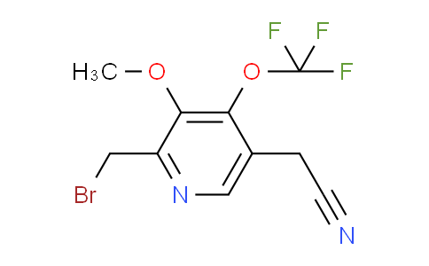 AM151126 | 1806255-92-4 | 2-(Bromomethyl)-3-methoxy-4-(trifluoromethoxy)pyridine-5-acetonitrile