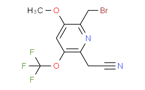 AM151128 | 1806151-51-8 | 2-(Bromomethyl)-3-methoxy-5-(trifluoromethoxy)pyridine-6-acetonitrile