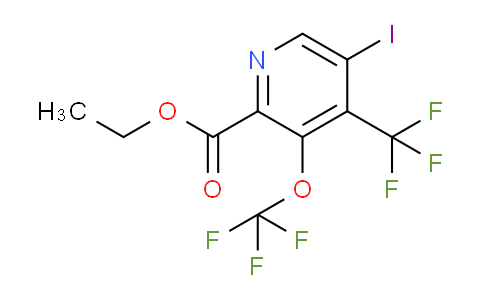 AM151133 | 1805076-19-0 | Ethyl 5-iodo-3-(trifluoromethoxy)-4-(trifluoromethyl)pyridine-2-carboxylate