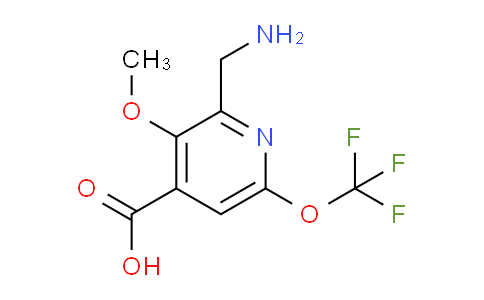 2-(Aminomethyl)-3-methoxy-6-(trifluoromethoxy)pyridine-4-carboxylic acid