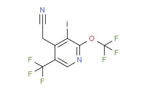 3-Iodo-2-(trifluoromethoxy)-5-(trifluoromethyl)pyridine-4-acetonitrile