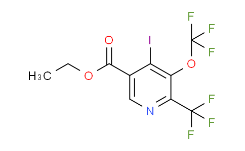 Ethyl 4-iodo-3-(trifluoromethoxy)-2-(trifluoromethyl)pyridine-5-carboxylate