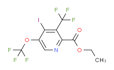 Ethyl 4-iodo-5-(trifluoromethoxy)-3-(trifluoromethyl)pyridine-2-carboxylate
