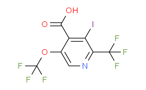 AM151159 | 1805075-84-6 | 3-Iodo-5-(trifluoromethoxy)-2-(trifluoromethyl)pyridine-4-carboxylic acid