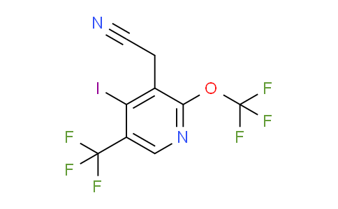 AM151160 | 1804638-35-4 | 4-Iodo-2-(trifluoromethoxy)-5-(trifluoromethyl)pyridine-3-acetonitrile