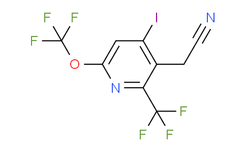 AM151165 | 1804638-42-3 | 4-Iodo-6-(trifluoromethoxy)-2-(trifluoromethyl)pyridine-3-acetonitrile