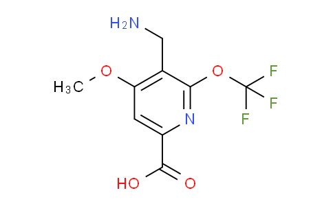 AM151166 | 1804627-60-8 | 3-(Aminomethyl)-4-methoxy-2-(trifluoromethoxy)pyridine-6-carboxylic acid