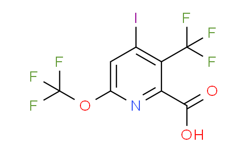 AM151167 | 1805075-78-8 | 4-Iodo-6-(trifluoromethoxy)-3-(trifluoromethyl)pyridine-2-carboxylic acid