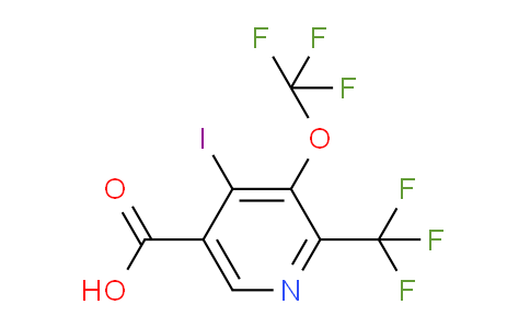 AM151173 | 1804913-40-3 | 4-Iodo-3-(trifluoromethoxy)-2-(trifluoromethyl)pyridine-5-carboxylic acid