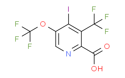 AM151176 | 1804840-44-5 | 4-Iodo-5-(trifluoromethoxy)-3-(trifluoromethyl)pyridine-2-carboxylic acid