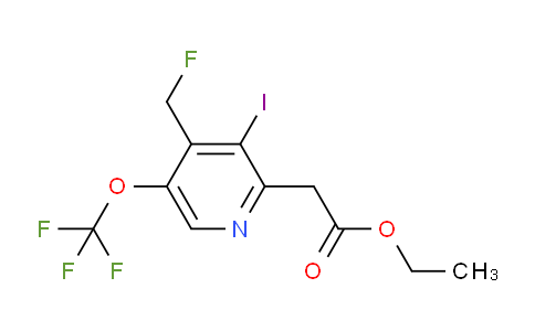 AM151185 | 1806138-98-6 | Ethyl 4-(fluoromethyl)-3-iodo-5-(trifluoromethoxy)pyridine-2-acetate