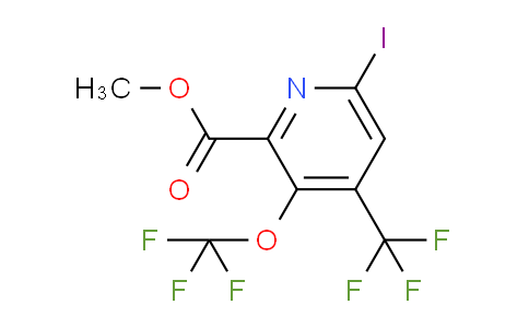AM151189 | 1804841-71-1 | Methyl 6-iodo-3-(trifluoromethoxy)-4-(trifluoromethyl)pyridine-2-carboxylate